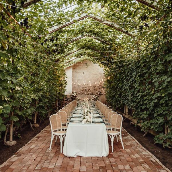 Kāzu svinības Nurmuižas oranžērijā